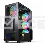 Компьютерный корпус Accord 3338 черный без БП ATX 1xUSB2.0 1xUSB3.0 1xUSB3.1 audio bott PSU, фото6