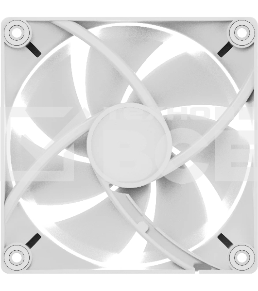 Вентилятор для корпуса  Ocypus Delta F12 WH ARGB LED / White / PWM