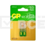 Алкалиновые батарейки GP Ultra Alkaline G-Tech 24А AАA - 2 шт. на блистере, фото 1