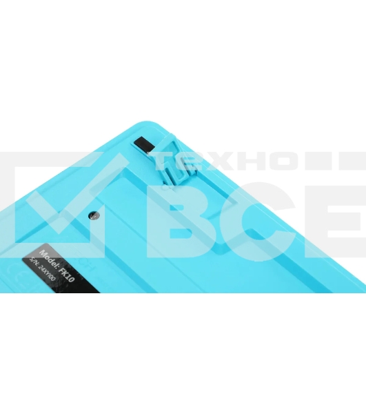 Клавиатура A4Tech Fstyler FK10 проводная, USB, черный/синий