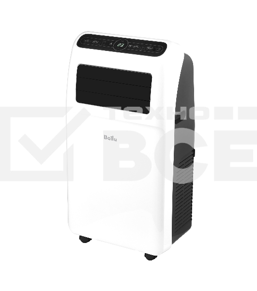 Кондиционер мобильный Ballu Aura BPAC-12 CP/N1_24Y 12000 BTU, 30 м², 52 дБ, охлаждение, осушение, белый