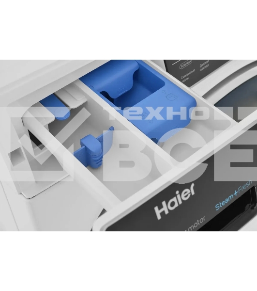 Стиральная машина Haier HWD80-BP14979 белый, загрузка фронтальная 8 кг, 5 кг - сушка, 1400 об/мин, класс: B
