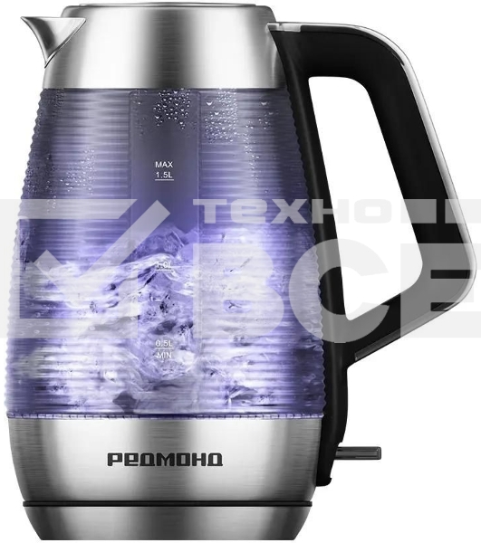 Чайник электрический Redmond KG253 1.5л. 2200Вт хром