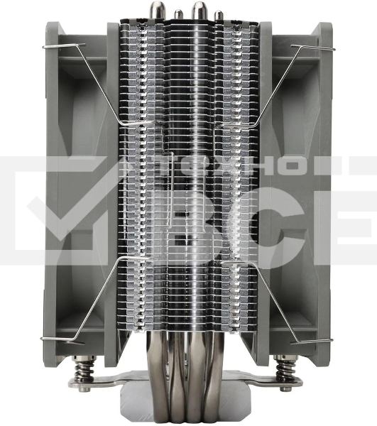 Кулер для процессора Thermalright Assassin Spirit 120 V2 серебристый/черный/серый (4-pin PWM, 154mm, Al/Cu, 4x6mm, 1x120mm, 66.17CFM, 25.6dBA, 1500RPM, S: 1851/1700/1200/115X, AM5/AM4)