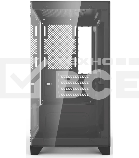 Компьютерный корпус Bloody BD-CC103 черный без БП mATX 7x120мм 1xUSB 2.0 1xUSB 3.0 audio bott PSU