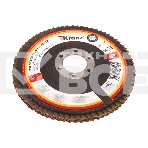 Круг лепестковый торцевой Kranz KR-90-0004 P24, 115х22,2 мм, фото 1