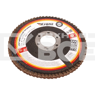 Круг лепестковый торцевой Kranz KR-90-0004 P24, 115х22,2 мм