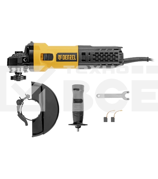 Угловая шлифовальная машина Denzel AGb125-1700, 1700 Вт, 125 мм, 3000-11000 об/мин