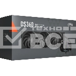 Система охлаждения PCCooler DS360 BK (310W, 360мм, LED temp., Black, ARGb Pump/Fans: 3x120мм, 86.73CFM, 28dBA, 2200RPM/Pump height 67мм, 28dBA, 3200RPM, Rad thickness 27мм/S: 1851, 1700, 1200, 20XX, 115X, AM5, AM4), фото2