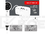 Фен Puff 1201B белый, 1200 Вт, с доп. розеткой, фото12