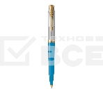 Ручка шариковая Parker 51 Premium (CW2169080) Turquoise GT, M, черные чернила, подарочная коробка, фото2