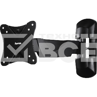 Кронштейн для телевизора Hama FULLMOTION черный, 10'-26' макс. 25 кг, настенный