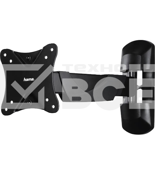 Кронштейн для телевизора Hama FULLMOTION черный, 10'-26' макс. 25 кг, настенный