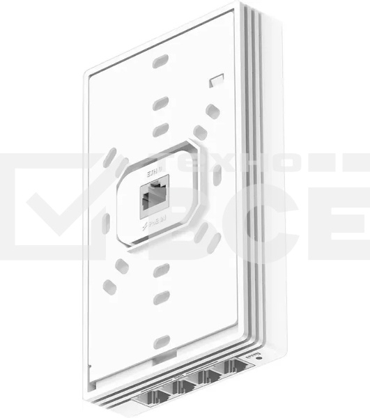 Точка доступа Wi-Fi Cudy AX3000 Gigabit Wall-Plate Wi-Fi 6 Access Point AX3000 Dual Band Wi-Fi 6 Wall Plate Access Point, Chipset MT7981+MT7531AE+MT7976CN, 802.11ax/ac/a/b/g/n, 2402Mbps at 5GHz + 574Mbps at 2.4GHz, 1 x Gigabit PoE-IN Port, 802.3af/at, 4 x Gigabit RJ45 ports, LAN1 support PoE Out, Cudy Mesh Support