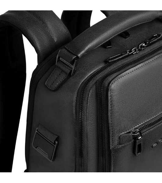 Рюкзак мужской Piquadro Solm CA7021S141/N черный кожа