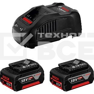 Батарея аккумуляторная Bosch 1600A00B8J 18В 5Ач Li-Ion (З/У в компл.)