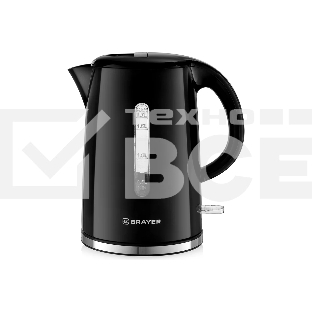 Чайник электрический BRAYER BR1032 ,2200 Вт, 1,7 л, пласт.корп,шкала,автооткл.при.закип,подсвет