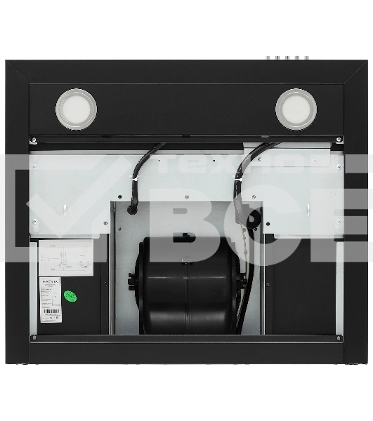 Вытяжка кухонная Krona RINA 600 BLACK PB