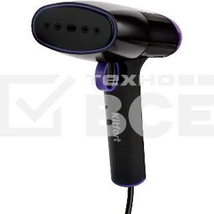 Отпариватель ручной Kitfort КТ-9114 1500 Вт черный/фиолетовый