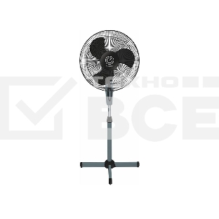 Вентилятор напольный Energy EN-1659 черный, диаметр 16 см, 45 Вт, 3 скорости, 2шт/коробка (выписывать кратно 2)