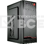 Компьютерный корпус KingPrice KPCC-MD201 черный без БП ATX 1x80mm 4x120mm 2xUSB2.0 audio, фото 1