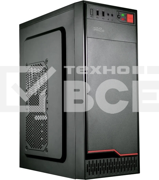 Компьютерный корпус KingPrice KPCC-MD201 черный без БП ATX 1x80mm 4x120mm 2xUSB2.0 audio
