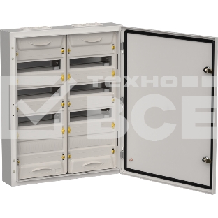 Корпус металлический IEK TITAN 5 ЩРн-96 (2х48) 710х570х140 IP54 серый