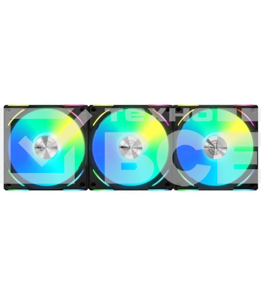 Комплект вентиляторов для корпуса Lian Li Uni Fan ALV2 (3 шт.) G99.12ALV23B.00 черный, 120 мм, 2000rpm 28.7Db, 4-pin
