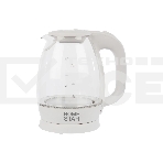 Чайник электрический HOMESTAR HS-1012, стеклянный, белый пластик , 1,7 л (в уп. 6 шт), фото3