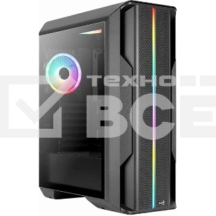 Компьютерный корпус Aerocool/Formula Splinter Duo-G-BK-v1 черный без БП mATX 2x120мм 2xUSB3.0 audio