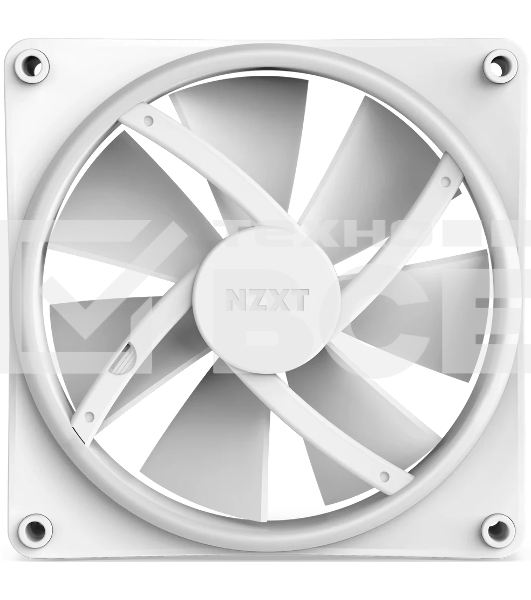 Вентилятор для корпуса Case Cooler NZXT F140 RGb Duo (140x140x25мм, 4-pin PWM, RGb, 84.75CFM, 36dBA, 1800RPM, белый)