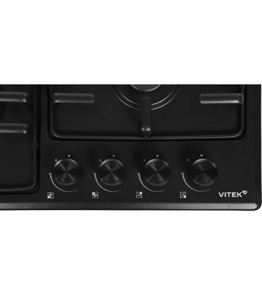 Газовая варочная панель Vitek VGH 6410 MBK черный