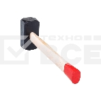 Кувалда Сибртех, 3000 г, кованая головка, деревянная рукоятка 380 мм, фото2