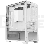 Компьютерный корпус Bloody CC-125 белый без БП mATX 5x120мм 2xUSB2.0 1xUSB3.0 audio bott PSU, фото2