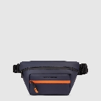 Сумка поясная Piquadro C2OW CA6940C2OW/BLU синяя полиуретан, фото 1