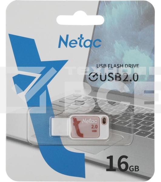 Флеш диск Netac 16Gb UA31 NT03UA31N-016G-20PK USB2.0 розовый