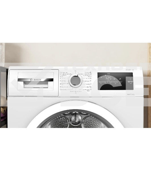 Сушильная машина Bosch WTH85205BY белый, 7 кг, сушка - конденсационная (тепловой насос), программ - 15, 59.8 x 84.2 x 61.3 см