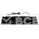 Клавиатура проводная KG-23U BLACK Nakatomi Gaming - игровая с RGb-подсветкой, USB, черная, фото6