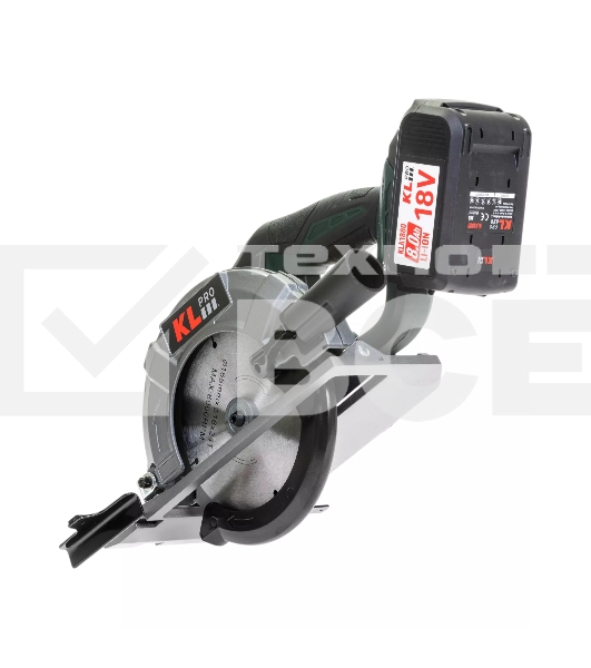 Профессиональная пила циркулярная бесщеточная KLPRO KLDAT18B-80 (18 В/8,0 А·ч, 3650 об/мин, 165мм)