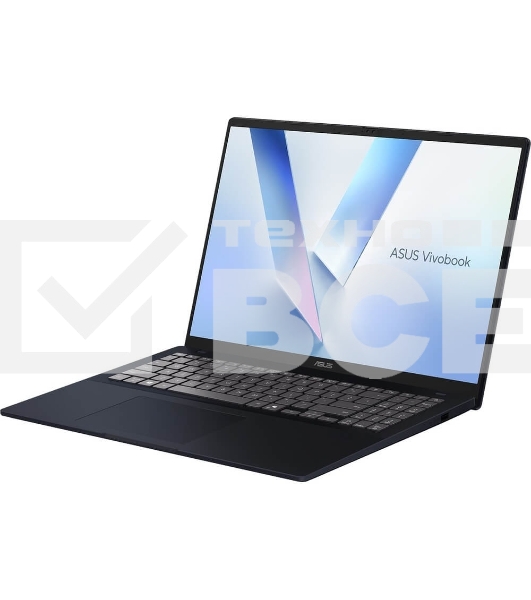 Ноутбук ASUS VivoBook 16 M1607KA-MB102 синий AMD Ryzen AI 5 340 2000MHz/16