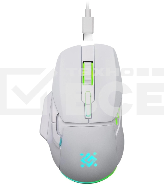 Мышь беспроводная Defender Stix GM-009 белый, 3200 dpi, радиоканал, USB, кнопки - 7