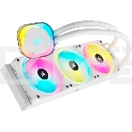 Система жидкостного охлаждения Corsair iCUE LINK H150i RGb (360мм, белый, RGb/Fans: 3x120мм, 63.1CFM, 37dBA, 2400RPM/Rad thickness 27мм/S: 1851, 1700, 1200, 115X, AM5, AM4), фото14