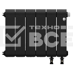 Радиатор биметаллический Royal Thermo Infinity 300 Noir Sable VR80 - 6 секц., фото2