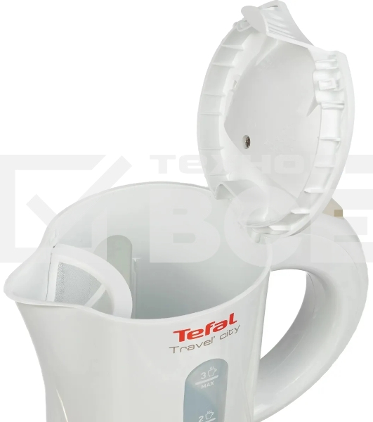 Чайник электрический Tefal KO120130 0.5л. 650Вт белый/бежевый(корпус: пластик)