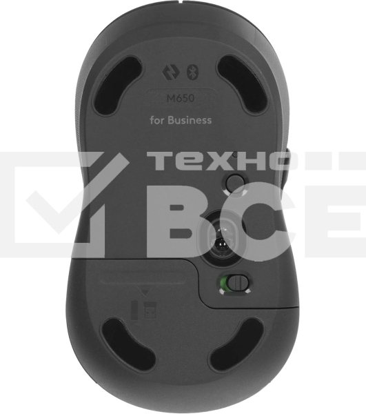 Комплект клавиатура+мышь Logitech Signature MK650 беспроводной, USB + Bluetooth, 4000 DPI, серый/чёрный