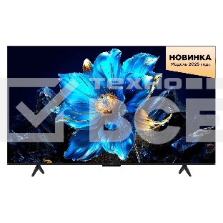 Телевизор TCL 55' 55P7K черный QLED 4K UHD 60Hz Google TV