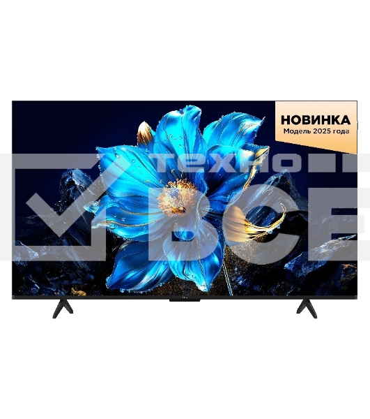 Телевизор TCL 55' 55P7K черный QLED 4K UHD 60Hz Google TV