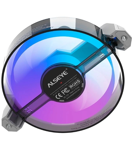Вентилятор для корпуса ALSEYE Φ12(DM12)-W (Clear Frame)