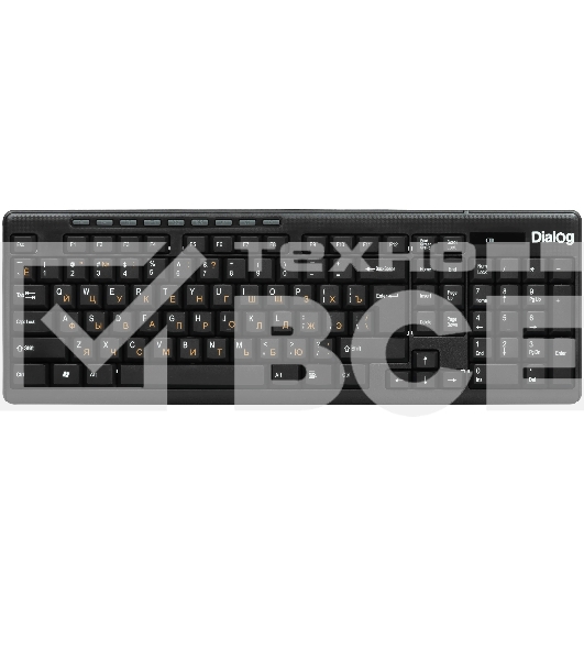 Комплект клавиатура+мышь Dialog Pointer KMROP-4020U беспроводной, USB, 1600 DPI, чёрный