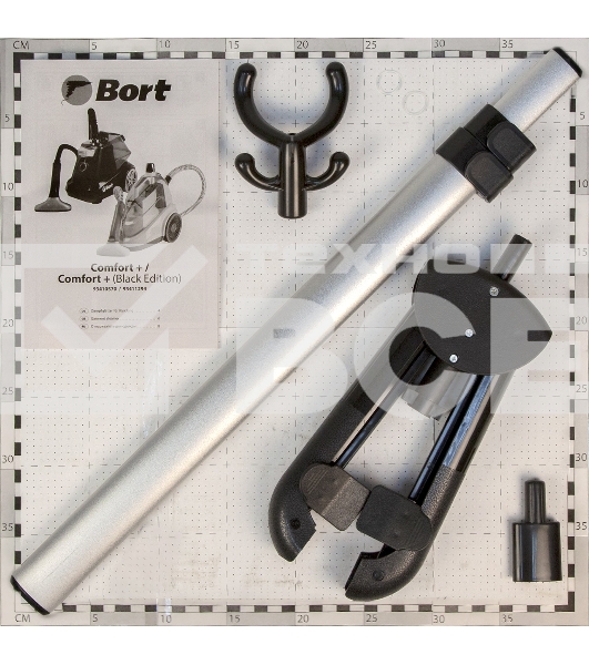 Отпариватель Bort Comfort + Black Edition черный, 2350 Вт, 70 г/мин, 3000 мл